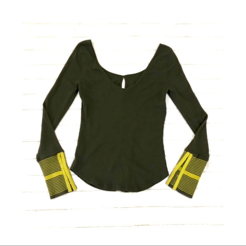 Free People | Thermal Womens Size Large Top
